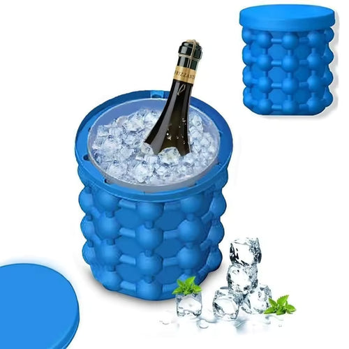 1/3pcs Silicone Bucket Ice Cube Maker Easy Freezing & Serving Perfect for Bars Clubs Essential Tool Drinkware Kitchen Accessorie